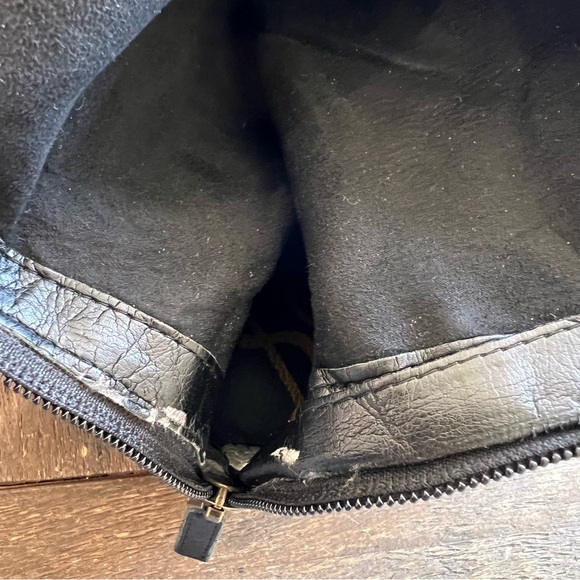 Sam Edelman
Penny Black Leather Back Zip Block Heel Riding Boots Size 7 - Picture 16 of 17